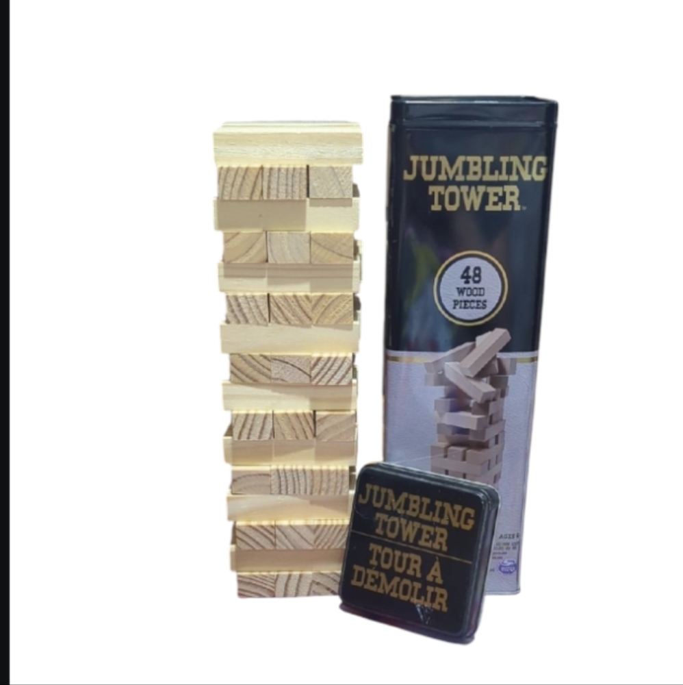 Jumbling Tower block Game with 48 Pieces